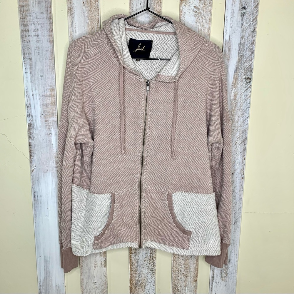 Jack Antebellum Herringbone French Terry Hoodie M - Picture 2 of 10